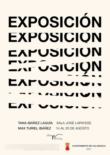 Exposición De Pintura En La Sala José Lapayese De Calamocha, De Max Turiel Y Tana Ibáñez Laguía. Editorial Liber Factory, Tapa Blanda En Español, 2021