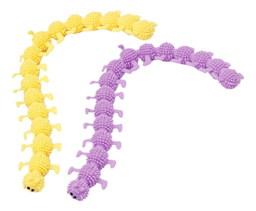 2 Piezas Caterpillar Fidget Juguete Relajante Calmante