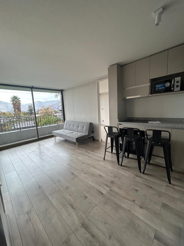 Arriendo Depto. Nuevo De 2d2b Semi Amoblado En Recoleta Metr
