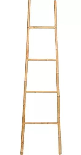 Escalera de bambú color natural — Dbambu