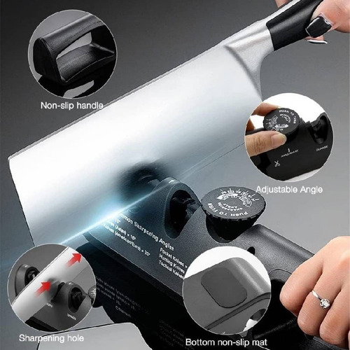 Afilador De Cuchillos De Traccion Ajustable Multi Hogar Urug