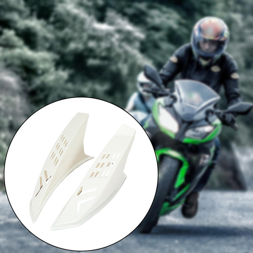 2 Casco De Motocicleta De Plástico Orejas Cuernos Adhesivo