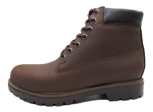 Botas Borcegos Hombre Ringo Cuero Cordones Joel