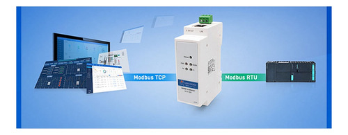 Servidor Usr-dr302 Din Rail Serial Rs485 Para Ethernet Tcp I
