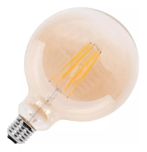 Ampolleta Globo Led Vintage Edison G80 6w E27 Luz Calida 