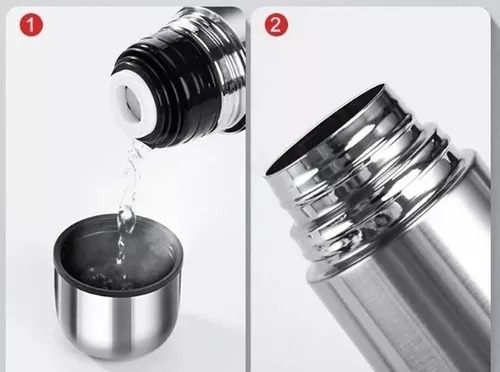 Termo Acero Inoxidable 750ml Doble Capa Frio Calor 0.75l