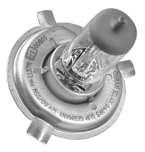 Imagem 2 de 5 de Lâmpada Halógena H4 3200k 60/55w 12v Osram Super 30% + Luz