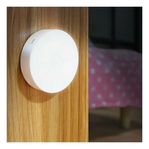 Lámpara Luz Led Sensor De Movimiento Recargable Cálida Fría