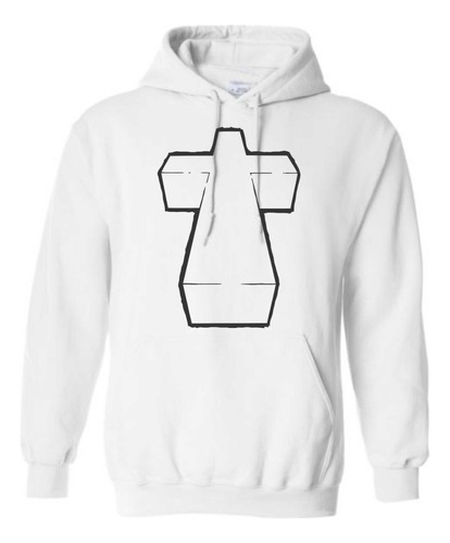 Sudadera Justice Cross Cruz Logo Con Gorro Unisex