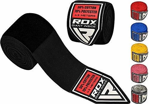 La Mano De Boxeo Rdx Envuelve Los Guantes Internos Para Golp