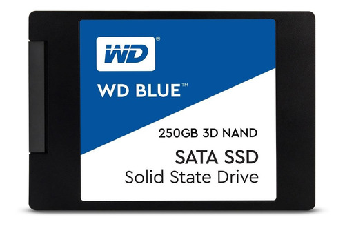 Imagem 1 de 2 de Disco sólido interno Western Digital WDS250G2B0A 250GB azul