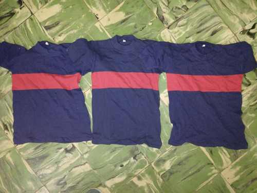 Lote 3 Camisetas De Pique Club - Tigre - Años 70 Para Niños