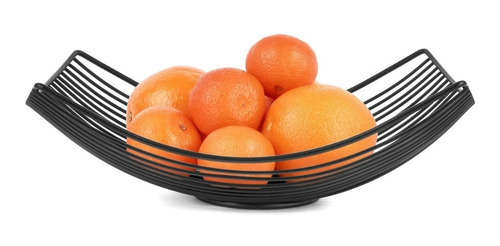 Imagen 1 de 3 de Frutera Cromada Centro De Mesa Cuadrada Cocina - Sheshu Home