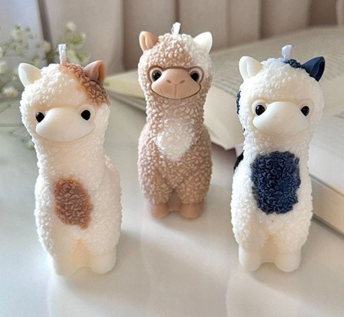 Molde Silicona Alpaca Llama Para Velas