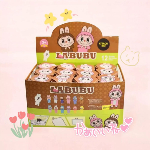 Envío Gratis 12 Pieza For Labubu Figura Modelo Juguete