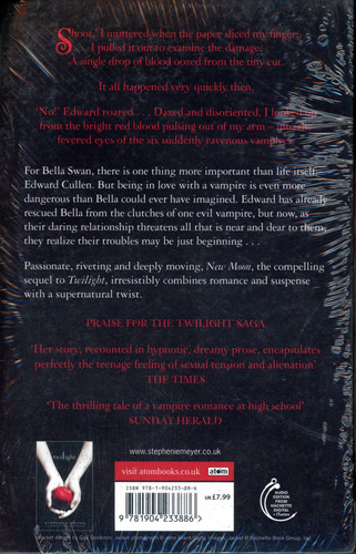 New Moon - Meyer Stephenie, De Meyer, Stephenie. Editorial Little Brown, Tapa Blanda En Inglés, 2007