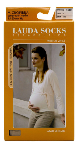 Medias Compresión Mediana Embarazada 15-20 Mmhg Lauda Socks