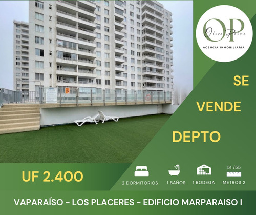 Se Vende Hermoso Departamento 2d1b+b, Cerro Los Placeres 