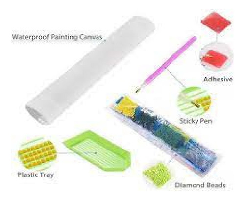 Juego Anti-estrés Kit Portarretrato Brillos Brillitos Niños