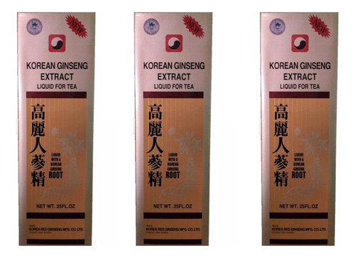 3 Extracto De Ginseng Para Te Con Raiz 730ml