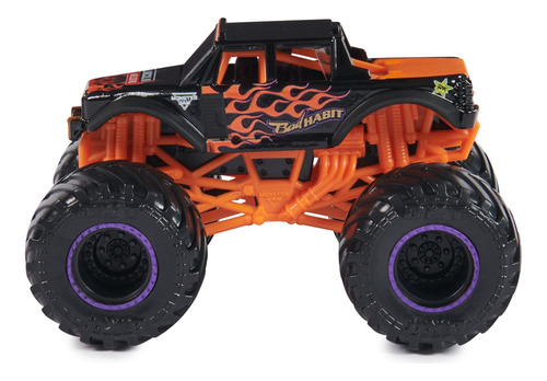 Camión Fundido Monster Jam Bad Habit, Escala 1:64, Serie 33