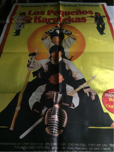 Poster Los Pequeños Karatecas O Kunfu Kids 1986
