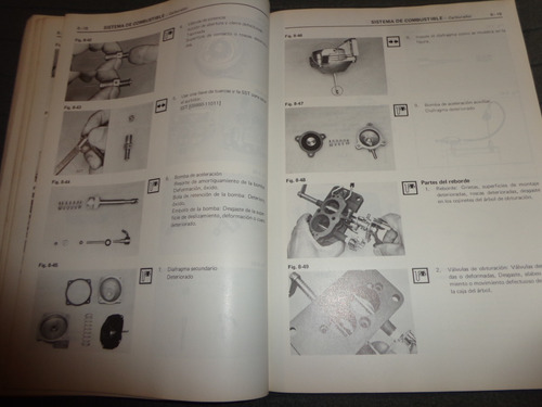 Toyota Manual De Reparaciones Motor Serie T 1979 (Usado)