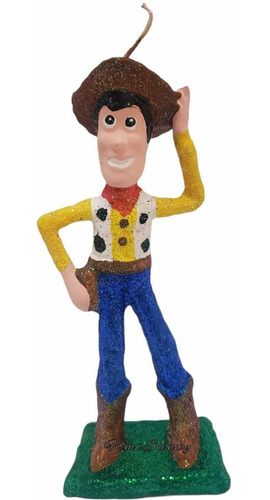 Vela De Cera Para Pastel Woody Fiesta Decoración Toy Story 