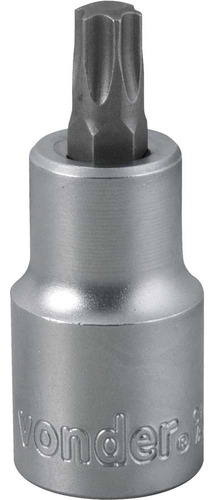 Soquete Hexalobular Macho T-45, Encaixe 1/2 , Vonder