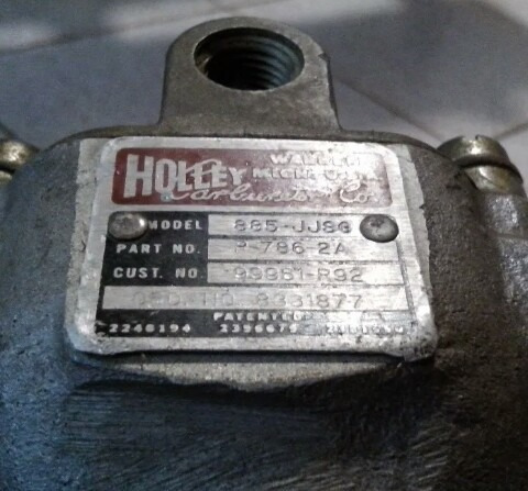 Imagen 5 de 6 de Carburador Holley 45-45 Modelo 885-jjsg. Sin Uso!