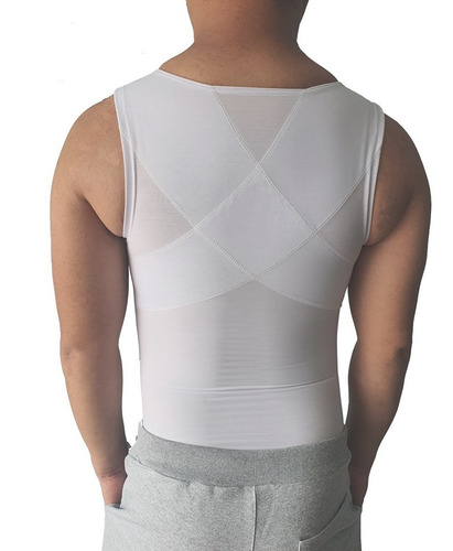 Imagem 3 de 5 de Cinta Modeladora Masculina Slim Fitness Melhora Postura