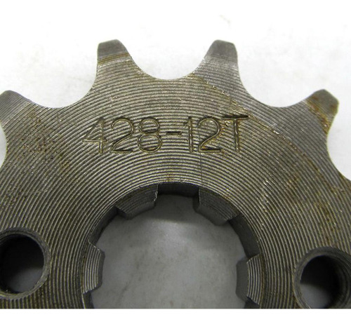 Cadena 428 12 Frente Motor Piñón Suciedad Atv