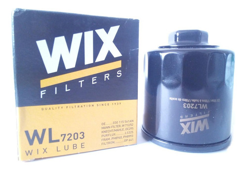 Filtro Aceite Volkswagen Audi A3 1.6 Akl Apu 1997-2005