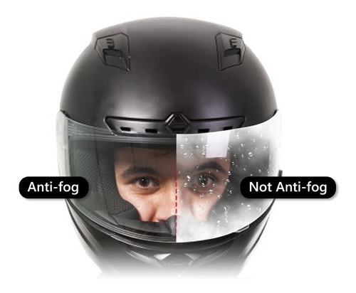 Imagen 1 de 5 de Film Anti Empaño Para Visor De Casco Moto Anti-fog