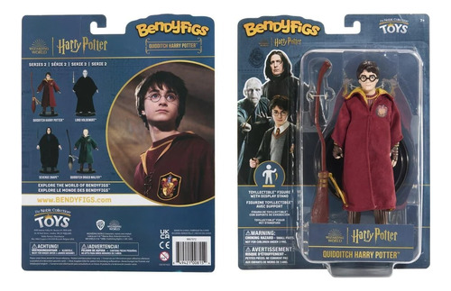 Harry Potter Quidditch Bendyfigs Original Articulado 18 Cm 