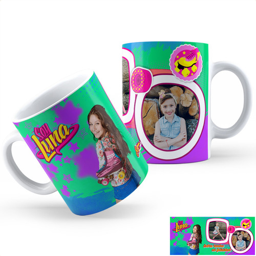 Taza Cerámica Soy Luna Ai Calidad