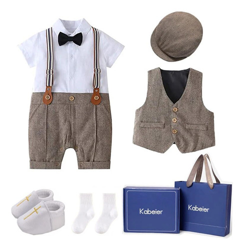 Set De Ropa De Regalo Para Bebé Niño, Traje De Caballero, Ma