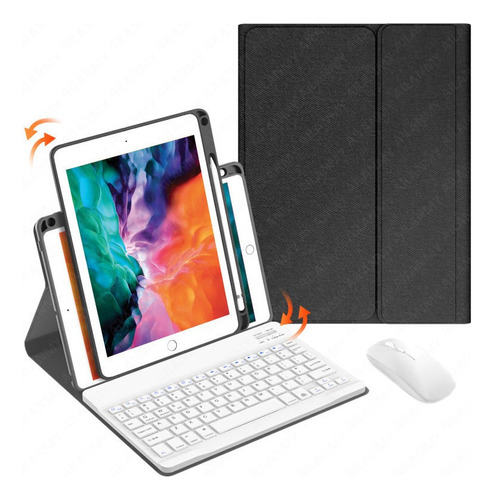 Funda Teclado Mouse Para iPad 6th/5th Air2 9.7 Ñ