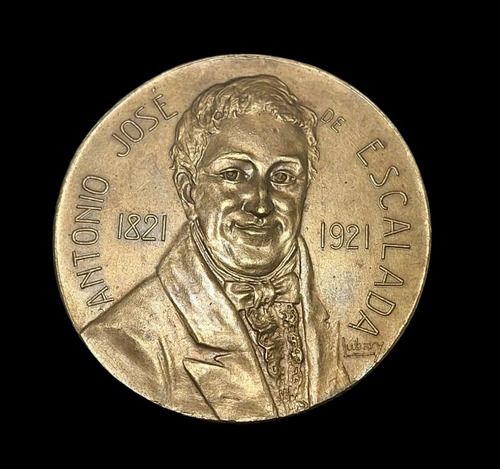  Medalla Antonio Jose De Escalada Año 1921  Bronce -  936