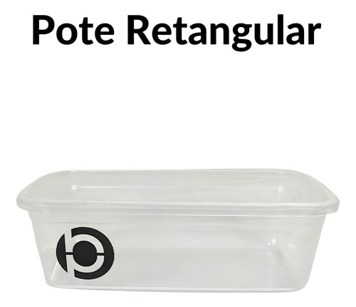 Kit 20 Vasilhas Organizador Com Tampa Plastbon Potes 200ml Cor Transparente 1463