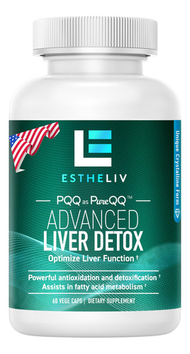 Estheliv Limpieza Hepatica Detox & Repair Pqq + Formula De I