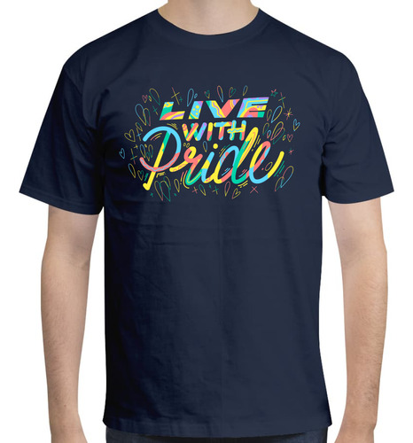 Playera Orgullo Lgtb - Pride - Live With Pride