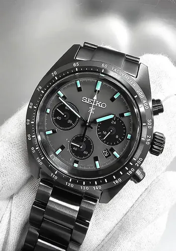 Seiko Prospex Ssc917 Speedtimer Tamanho 39mm Night Vision Preto