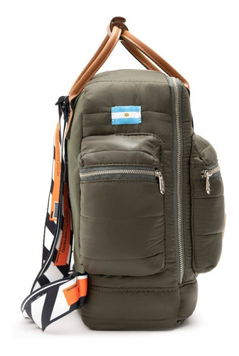 Imagen 4 de 8 de Mochila Andes Light Diamond Pop Militar
