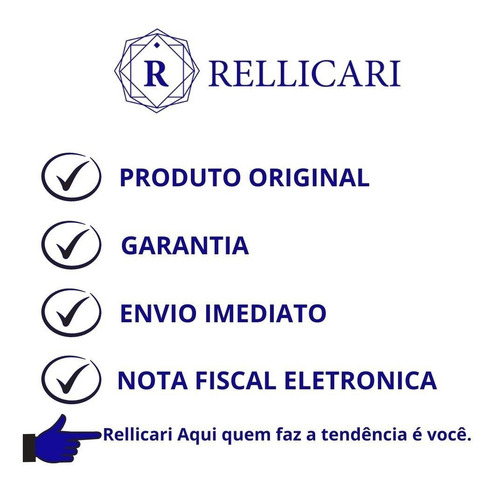 Imagem 3 de 7 de Correntinha Rellicari Masculina Elo 3 Em 1 Aço 50 Cm T005