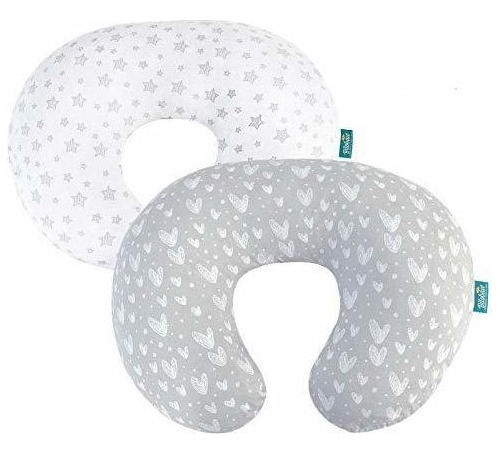 Paquete De 2 Fundas De Almohada De Lactancia Compatible Con 