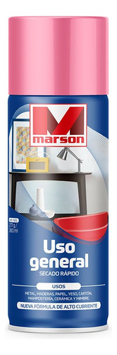 Pintura En Spray Multiuso Brillante Marson 485 Ml Colores