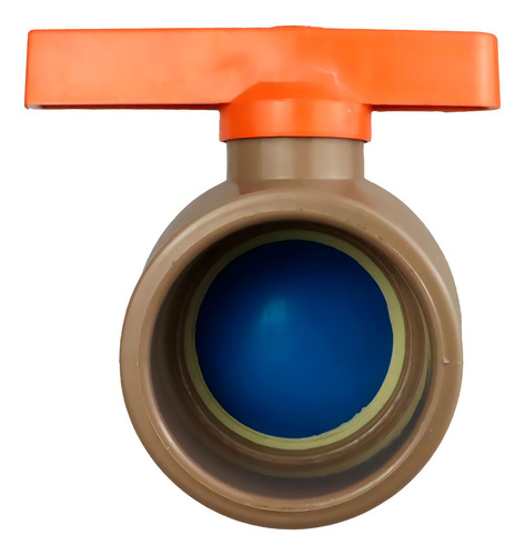 Registro Esfera Soldável Pvc 32mm (1'') Marrom - 10 Peças