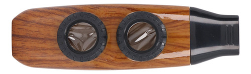 Instrumento De Sopro Musical Ajustável Dual Kazoo Flute Hole