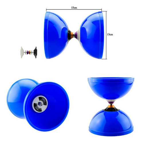 X Juguete Chino Yoyo Diabolo Con Cojinete Triple Y Palancas